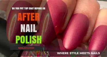 Top Coat Timing: Before or After Nail Polish Application?