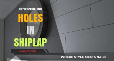Should You Spackle Nail Holes in Shiplap? A Complete Guide