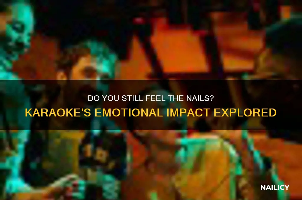 do you still feel the nails karaoke