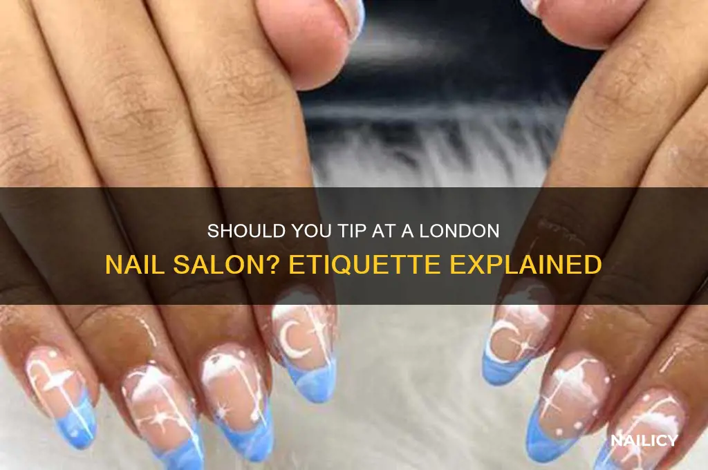 do you tip at a nail salon in london