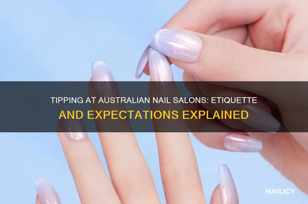 do you tip at nail salons in australia
