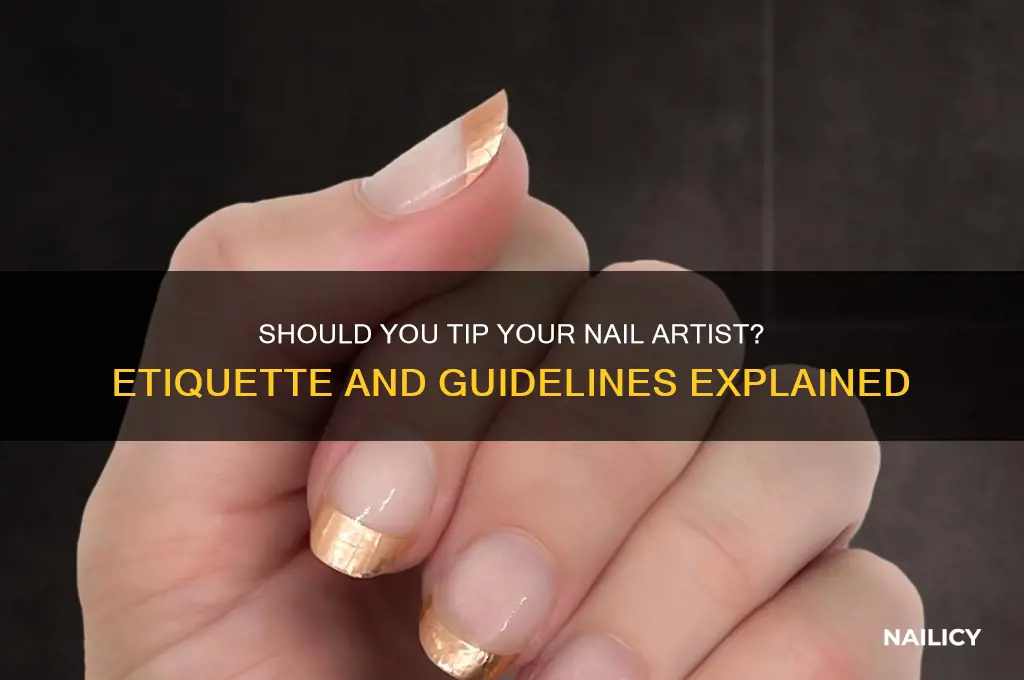 do you tip nail artist