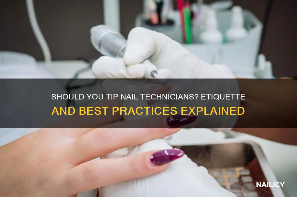 do you tip nail techs