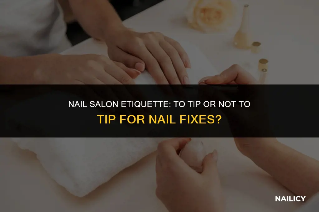 do you tip when getting nails fixed