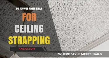 Expert Tips: Finish Nails vs. Staples for Ceiling Strapping