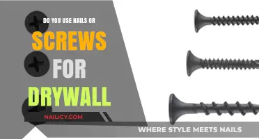 Nails vs. Screws for Drywall: Which Fastener Reigns Supreme?