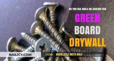 Nails vs. Screws for Green Board Drywall: The Ultimate Guide