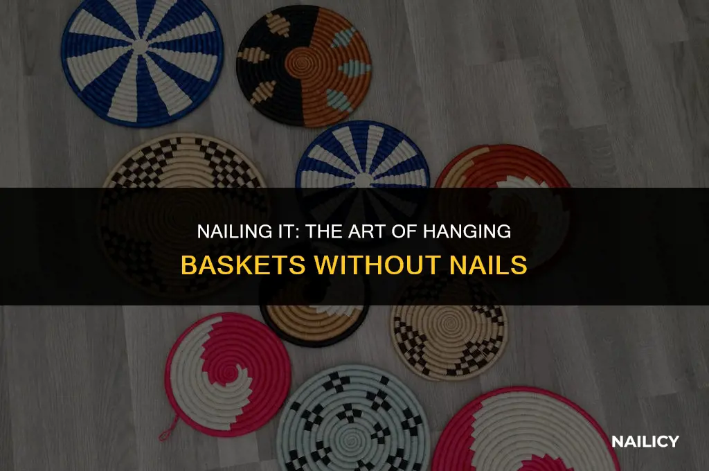 do you use nails to hang hanging baskets
