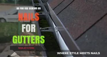 Screws vs. Nails for Gutters: Which Fastener Reigns Supreme?