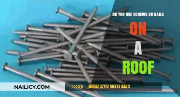 Roofing Dilemmas: The Great Debate Between Screws and Nails