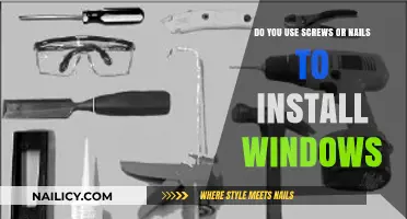 Screws vs. Nails: The Ultimate Guide to Window Installation