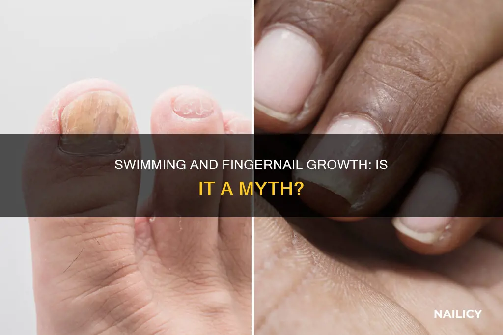 do your finger nails grow in the pool
