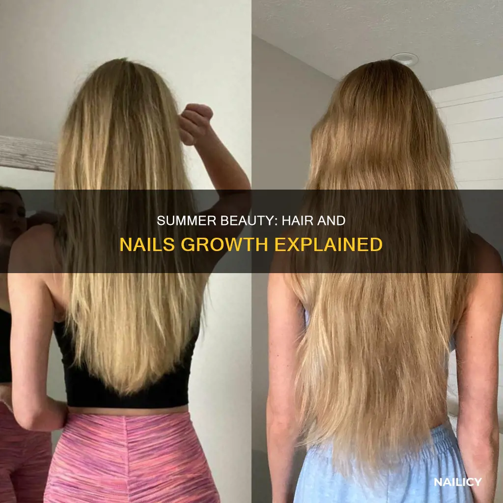 do your hair and nails grow faster in the summer