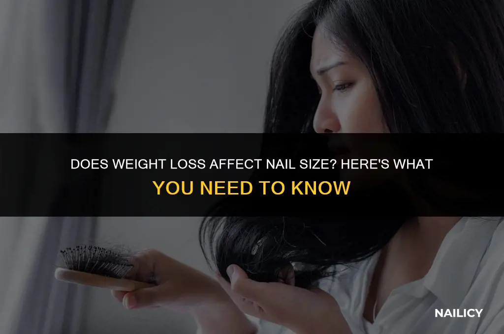 do your nails get smaller when you lose weight