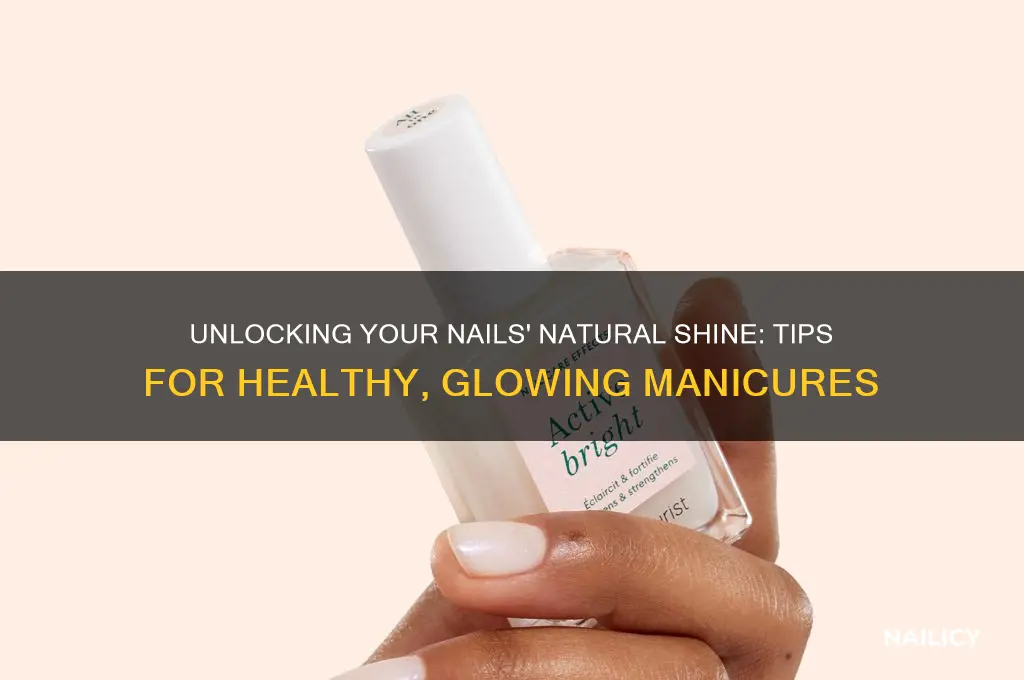 do your nails have a natural shine