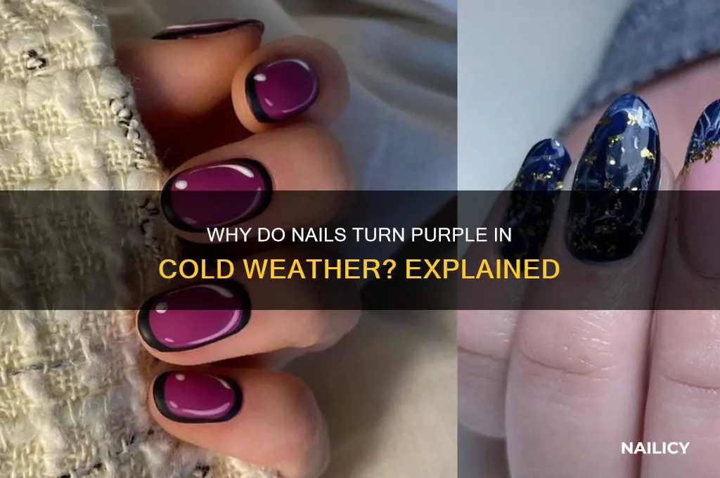 do your nails turn purple when cold