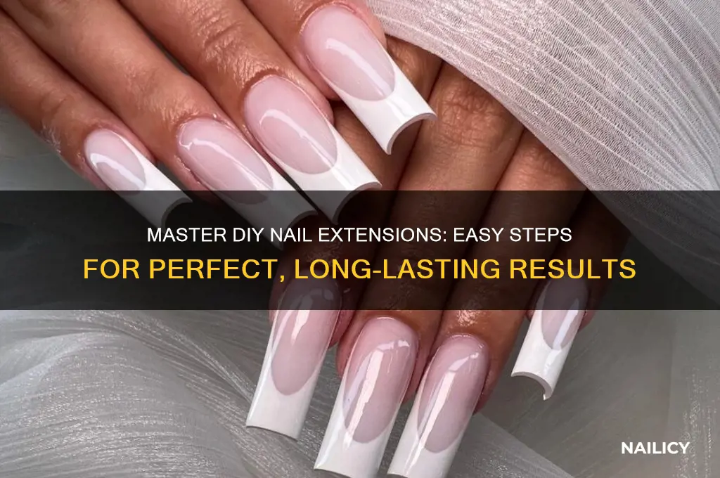 do your own nail extensions