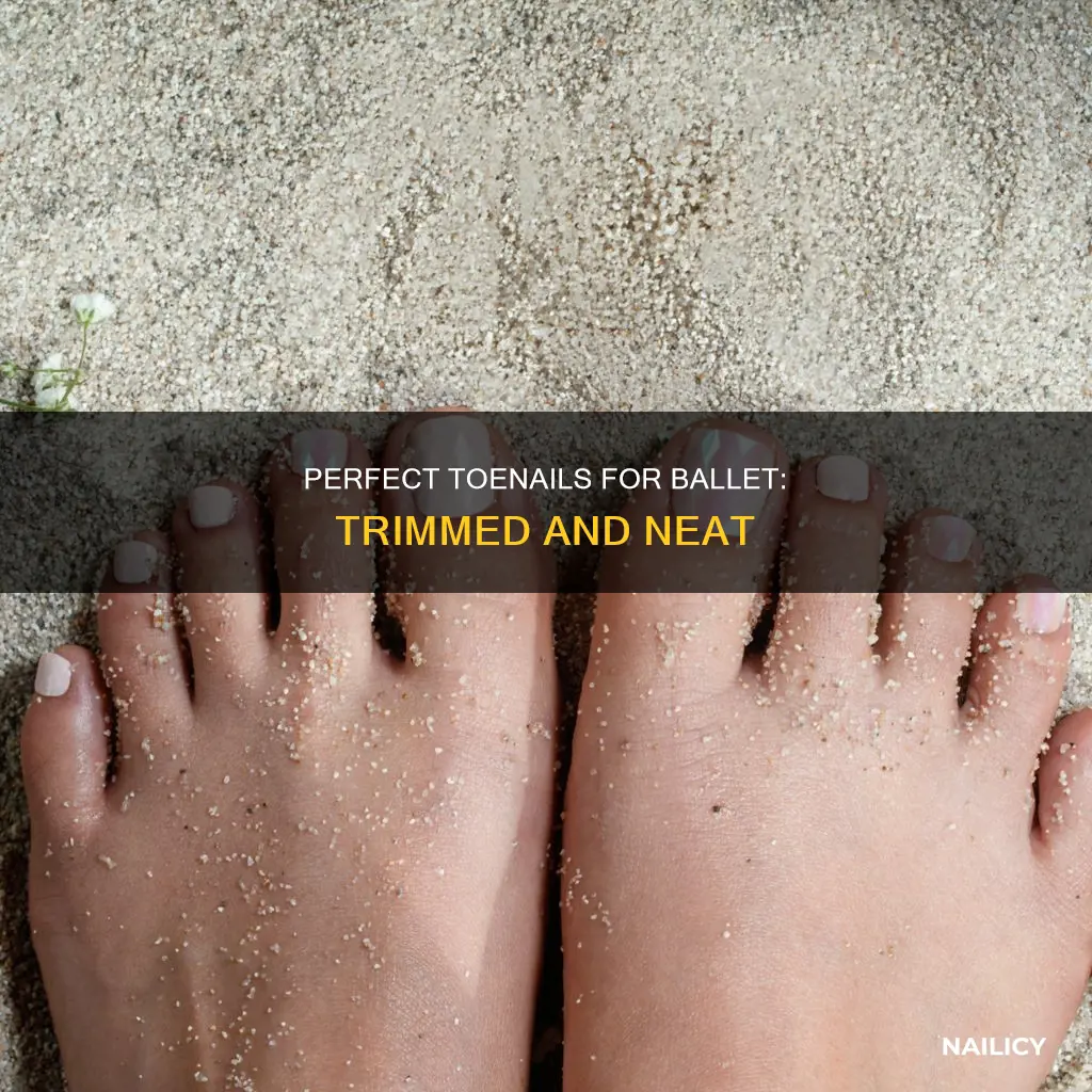 do your toe nails have to be cut for ballet