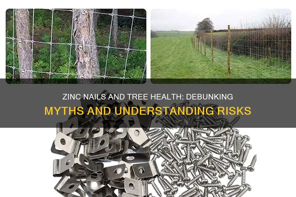 do zinc nails kill trees