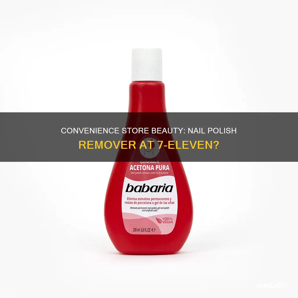 does 7 eleven sell nail polish remover