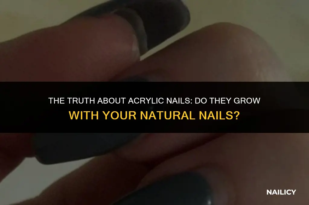 does a acrlic nail get longer aa nail grows