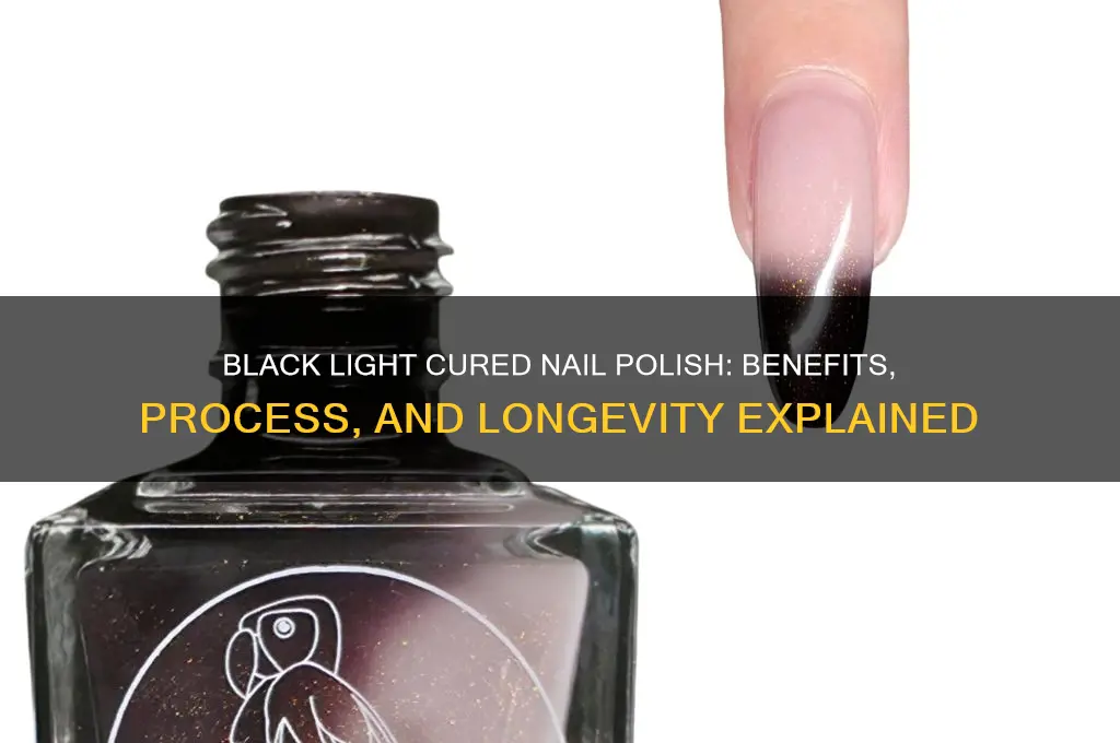 does a black light cured nail polish