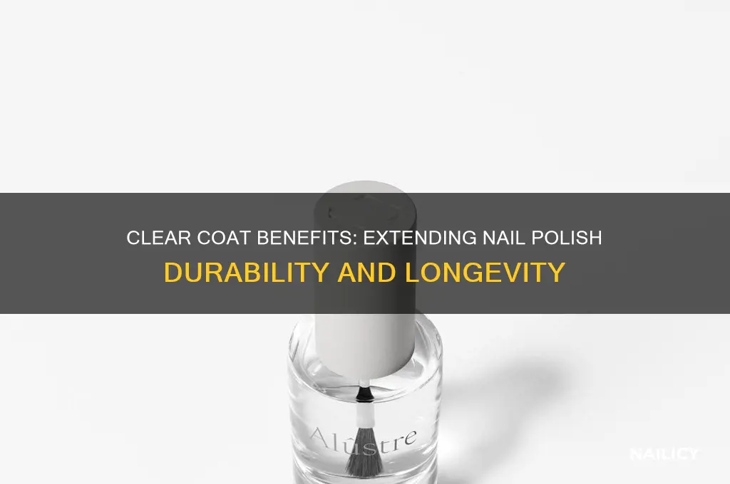 does a clear coat make nail polish last longer