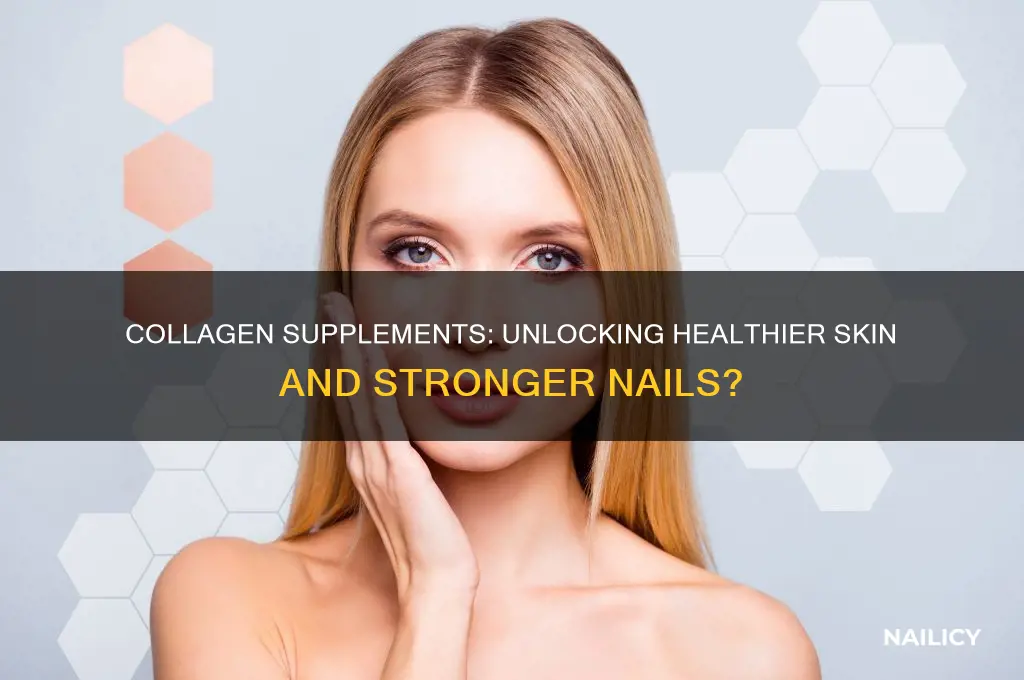 does a collagen supplement help skin ad nails