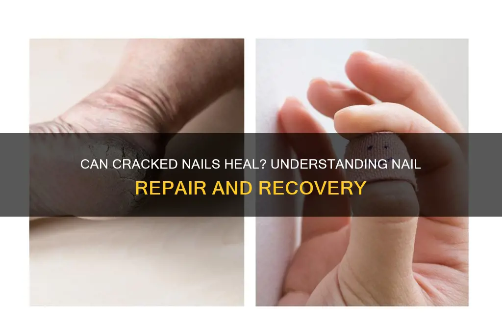 does a cracked nail heal