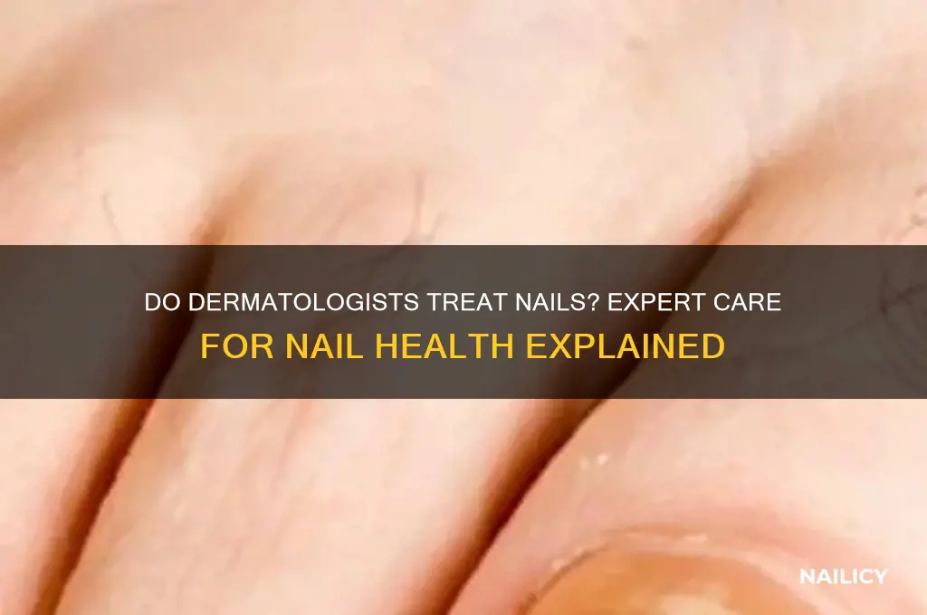 does a dermatologist treat nails