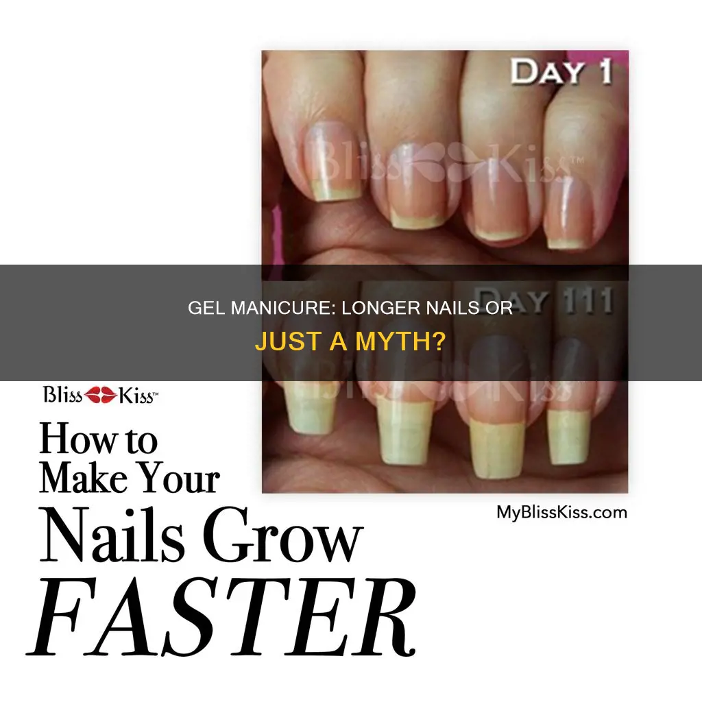 does a gel manicure make your nails longer