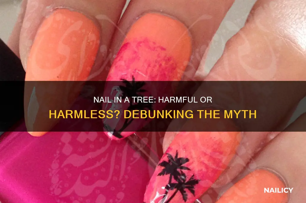 does a nail in a tree kill it