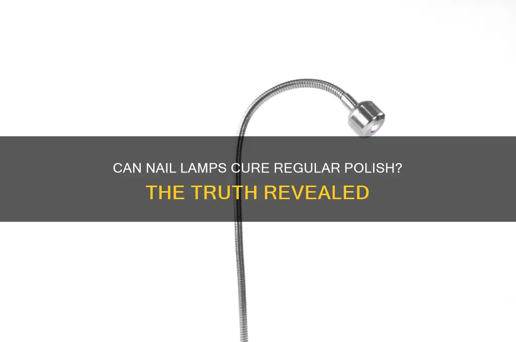 does a nail lamp work on regular polish