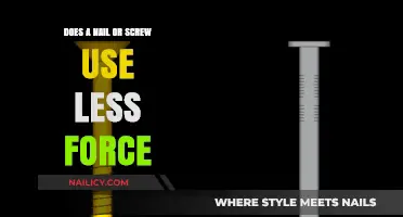 Nail vs. Screw: Which Fastener Requires Less Force?