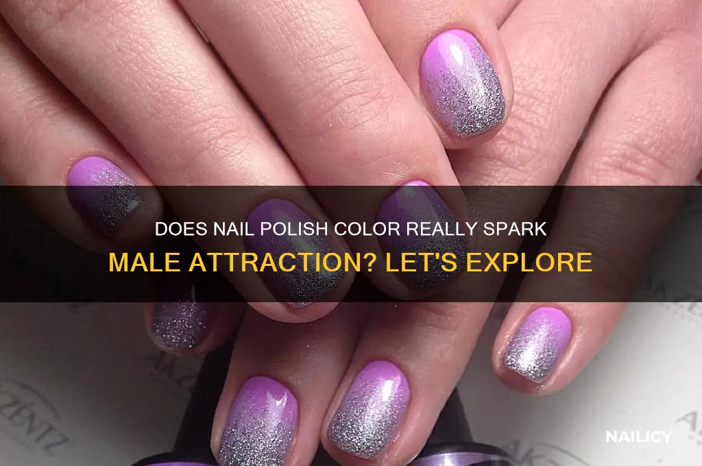 does a nail polish color turn a man on