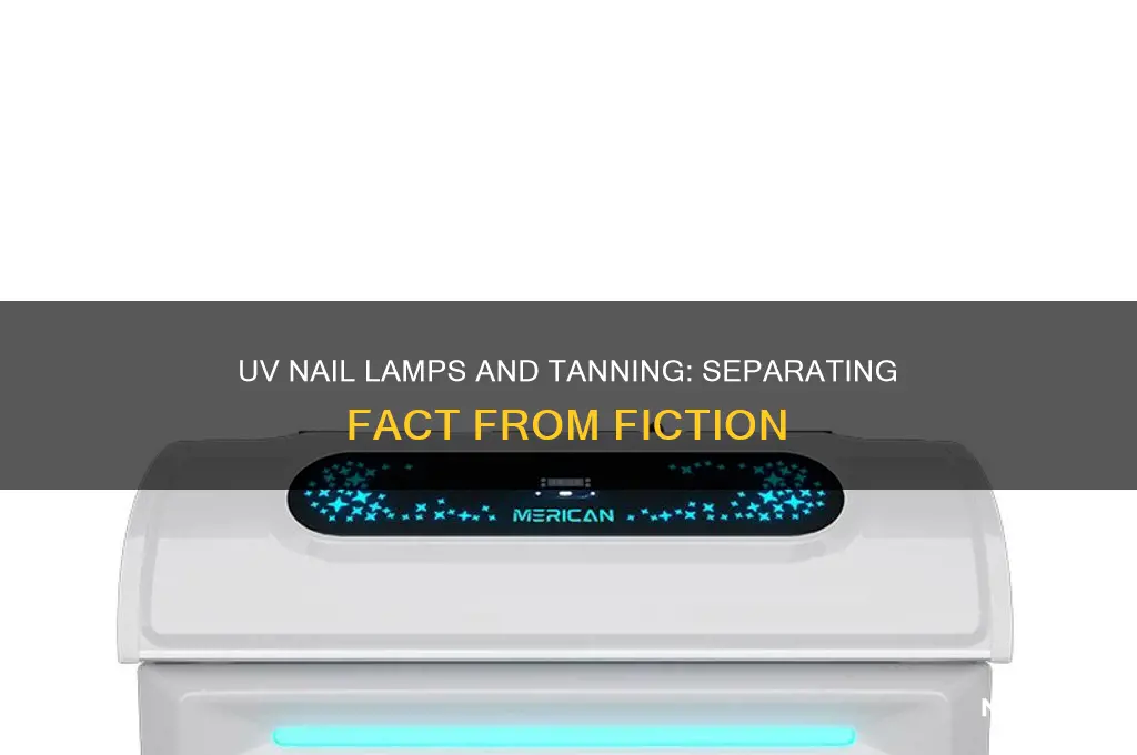 does a uv nail lamp tan you