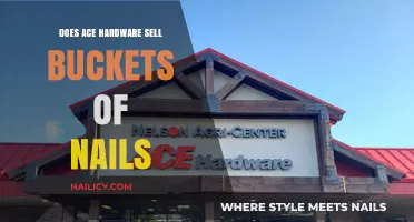 Ace Hardware's Nail Buckets: Availability and Options Explored