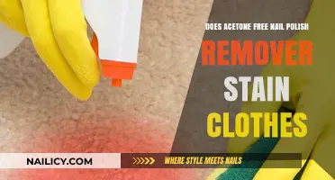 Acetone-Free Nail Polish Remover: Stain-Free Solution?