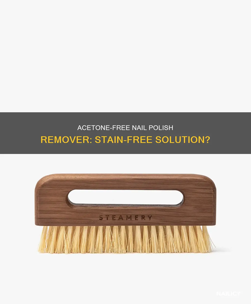 does acetone free nail polish remover stain clothes