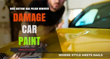 Can You Use Nail Polish Remover on Car Paint?
