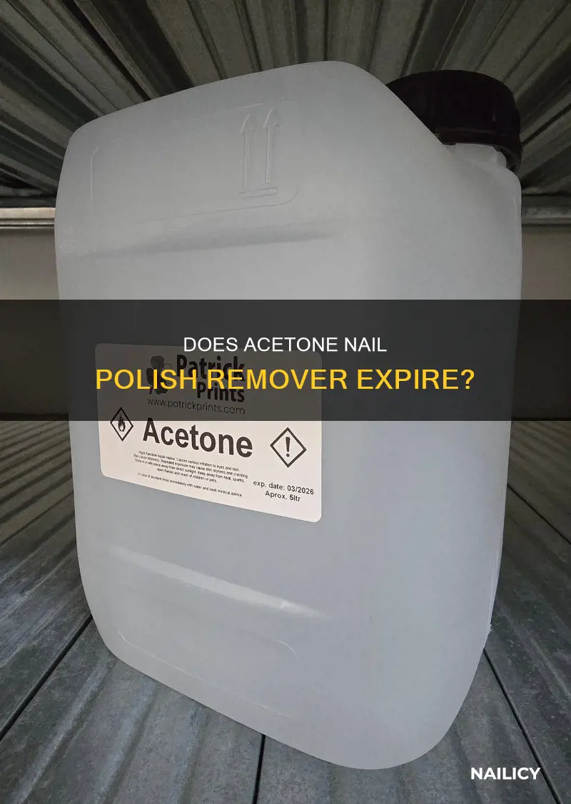 does acetone nail polish remover expire