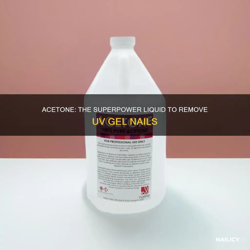 does acetone remove uv gel nails