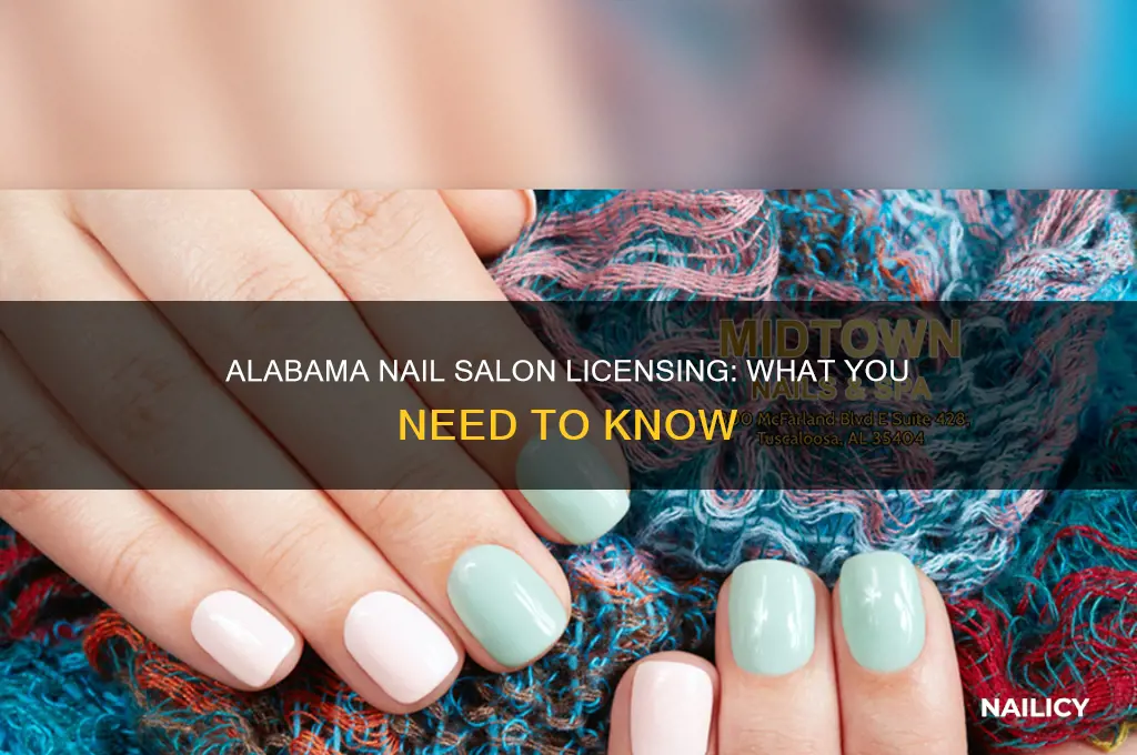does alabama license nail salons