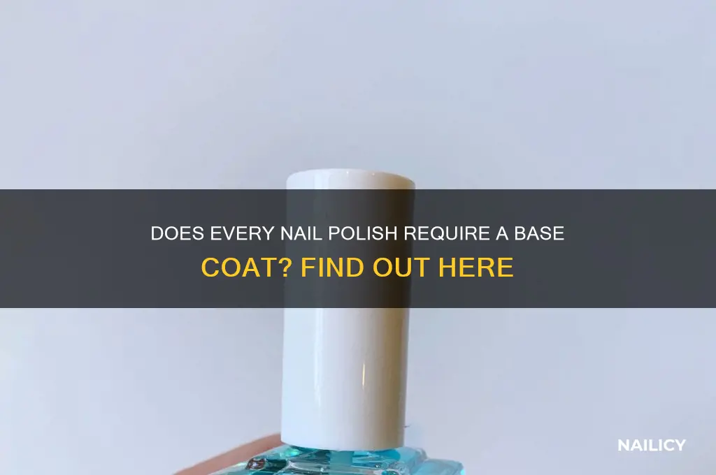 does all nail polish need a base