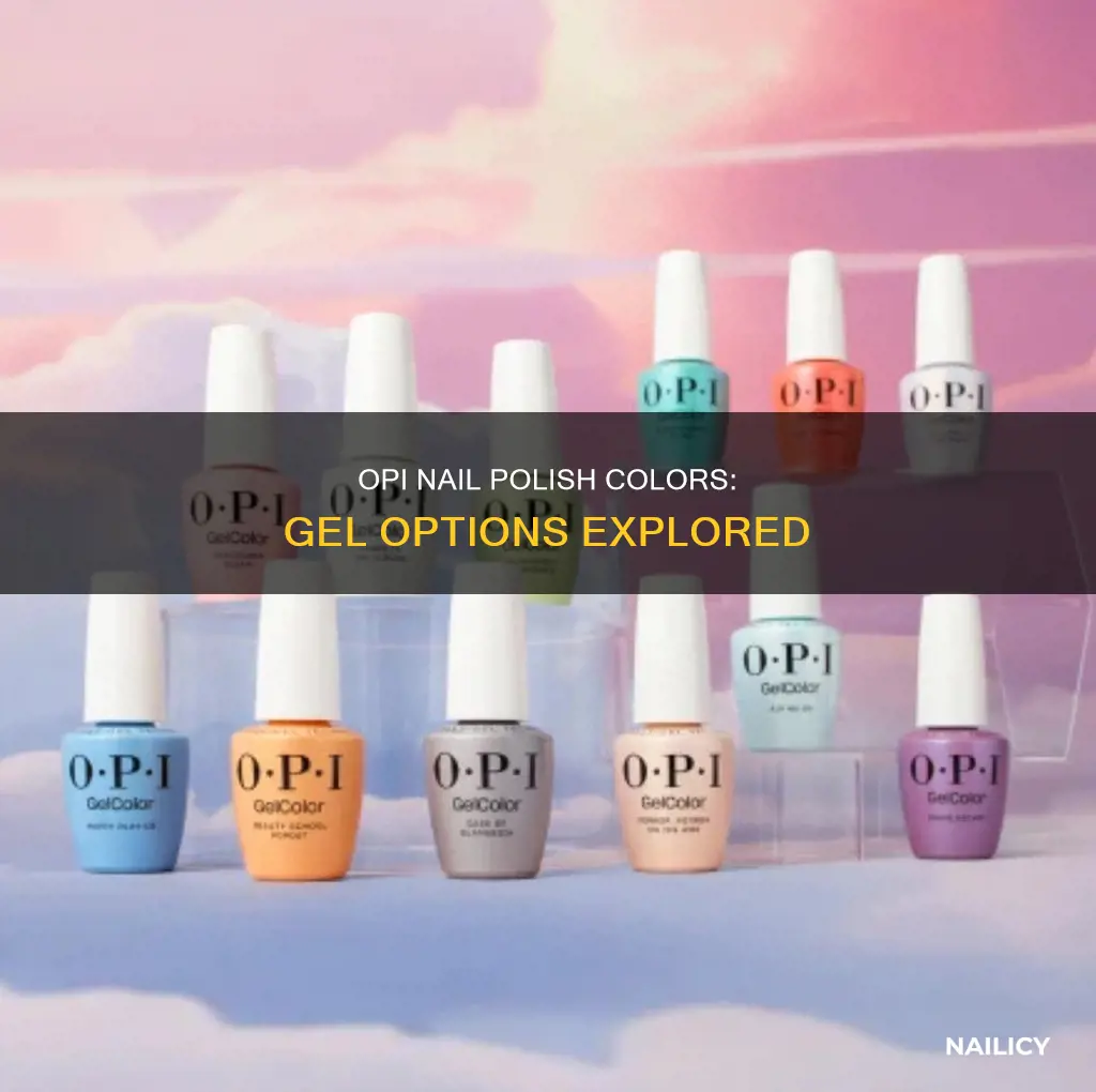 does all opi nail polish colors also come in gel