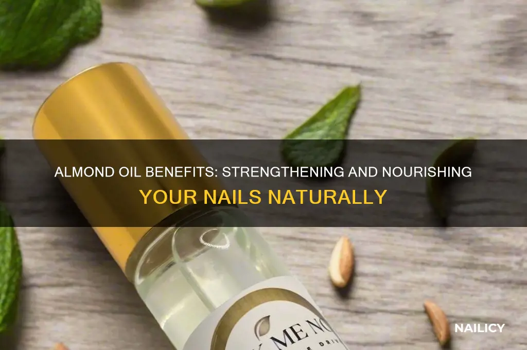 does almond oil help nails