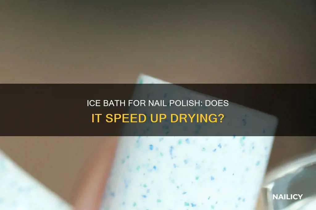 does an ice bath work for nail polish