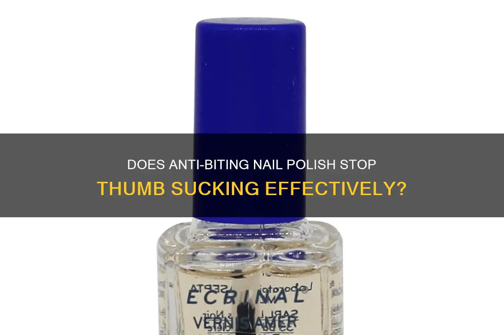 does anti nail biting polish work