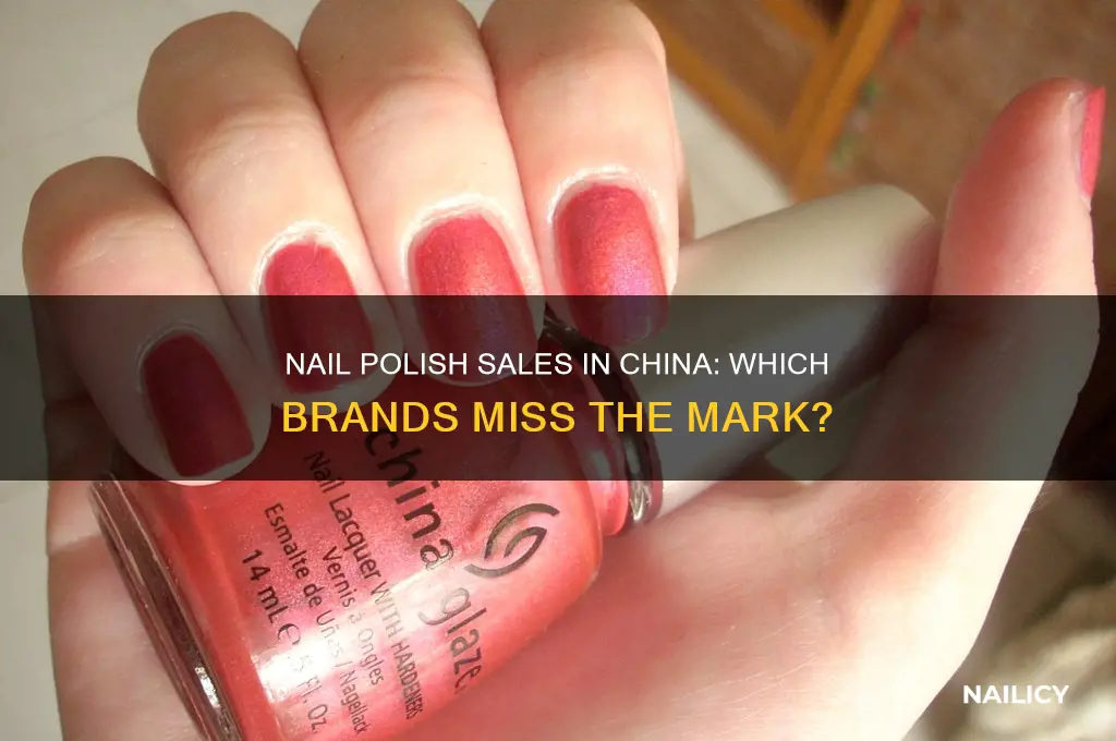 does any nail polish not sell in china