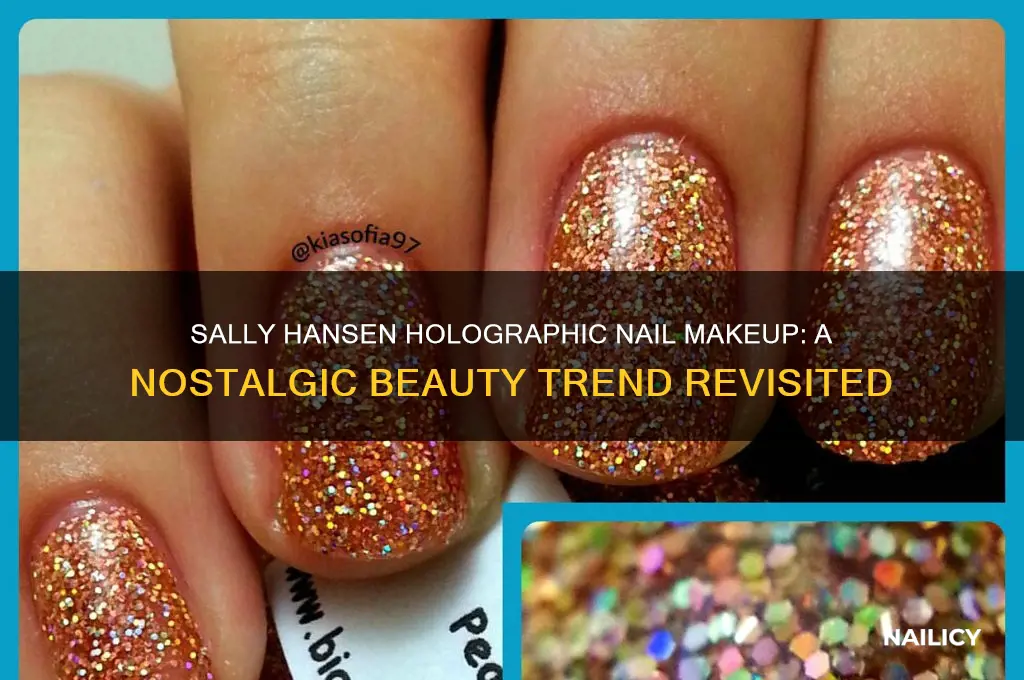 does anybody remember sally hansen nail makeup holographic